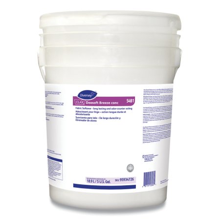 Lagasse Fabric Softener Diversey™ Clax® Deosoft Breeze 5 gal. Pail Liquid Concentrate Fresh Scent - Each - DVS95934726-EA