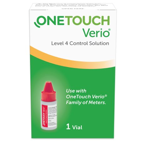 LifeScan Blood Glucose Control Solution OneTouch® Verio® 3.8 mL Level 4 - Case of 48 - 022274-CS