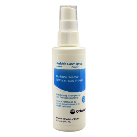 Coloplast Rinse-Free Shampoo and Body Wash Bedside-Care® 4 oz. Pump Bottle Scented - Case of 36 - 61768-CS