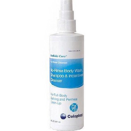 Coloplast Rinse-Free Shampoo and Body Wash Bedside-Care® 4 oz. Pump Bottle Unscented - Each - 61760-EA