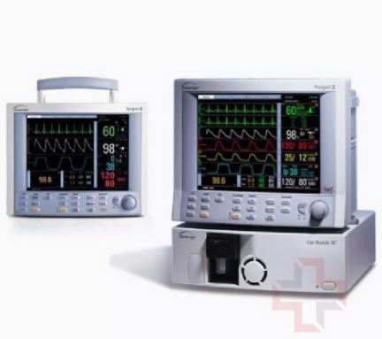 Monet Medical Reconditioned Vital Signs Monitor Datascope™ Gas and Monitor Vitals Type CO2, ECG, NIBP, SpO2 Battery Operated - Each - DSPP202SPO2ECGBP-R-1-EA