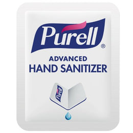 GOJO Hand Sanitizer Purell® Singles® Advanced 0.04 oz. Ethyl Alcohol Gel Individual Packet - Case of 2000 - 9630-2M-NS-CS
