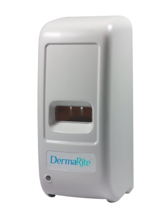 DermaRite Industries Hand Hygiene Dispenser DermaRite® White Touch Free 1000 mL Wall Mount - Each - 1950AFW-EA