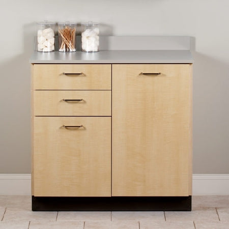Clinton Industries Base Cabinet Quick Care Floor Standing Laminate 2 Drawers 2 Shelves - Each - 8036-OSG-1MP-2MP-5C-EA