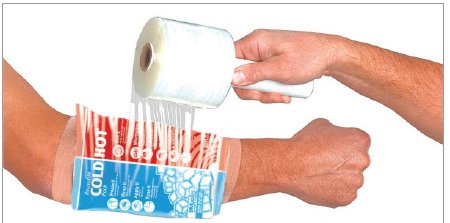 Mueller Sports Medicine Plastic Wrap EZ-WRAP™ Clear 4 Inch X 333 Yard Plastic NonSterile - Case of 6 - 050304-CS