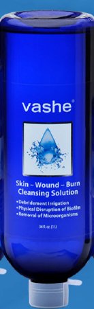 Urgo Medical North America LLC Wound Cleanser Vashe® 34 oz. Instill / Spikeable Application Bottle NonSterile Antimicrobial - Case of 12 - 00317-CS