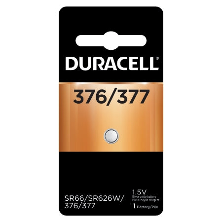 Duracell Silver Oxide Battery Duracell® 377 Coin Cell 1.5V Disposable 1 Pack - Case of 36 - D377-CS