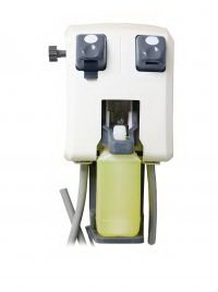 Canberra Chemical Dispenser Natural / Charcoal Gray Wall Mount - Each - JAWS-9004-40-EA