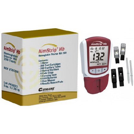 Germaine Laboratories Inc Hemoglobin Analyzer AimStrip® CLIA Waived - Each - 78200-EA