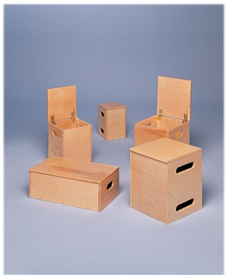 Fabrication Enterprises Work Hardening Weight Box Hinged Lid Lifting Box Style 17 to 50 lbs. - Each - 55-1012-EA