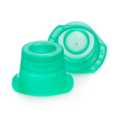 McKesson McKesson Tube Closure Polyethylene Snap Cap Green 12 mm / 13 mm / 16 mm (Universal) Fits Most 12mm, 13mm and 16mm Evacuated Glass Blood Collection Tubes and Plastic Test Tubes NonSterile - Bag of 1000 - 177-118115G-BG