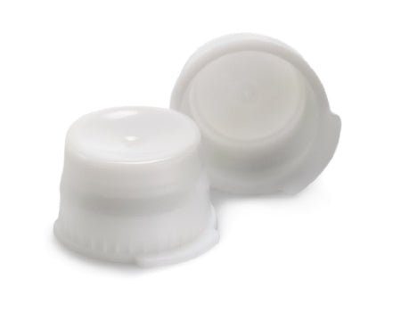 McKesson McKesson Tube Closure Polyethylene Snap Cap White 13 mm For Use with 13 mm Blood Drawing Tubes, Glass Test Tubes, Plastic Culture Tubes NonSterile - Bag of 1000 - 177-113146W-BG