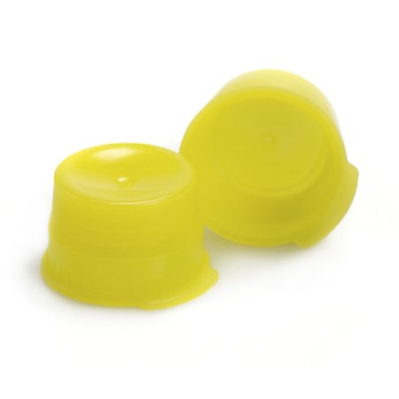 McKesson McKesson Tube Closure Polyethylene Snap Cap Yellow 13 mm For Use with 13 mm Blood Drawing Tubes, Glass Test Tubes, Plastic Culture Tubes NonSterile - Bag of 1000 - 177-113146Y-BG