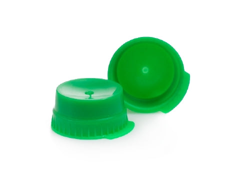 McKesson McKesson Tube Closure Polyethylene Snap Cap Green 16 mm For Use with 16 mm Blood Drawing Tubes, Glass Test Tubes, Plastic Culture Tubes NonSterile - Bag of 1000 - 177-113148G-BG