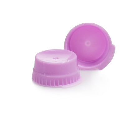 McKesson McKesson Tube Closure Polyethylene Snap Cap Lavender 16 mm For Use with 16 mm Blood Drawing Tubes, Glass Test Tubes, Plastic Culture Tubes NonSterile - Bag of 1000 - 177-113148L-BG