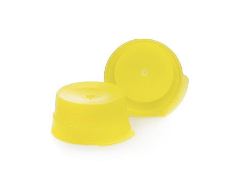 McKesson McKesson Tube Closure Polyethylene Snap Cap Yellow 16 mm For Use with 16 mm Blood Drawing Tubes, Glass Test Tubes, Plastic Culture Tubes NonSterile - Bag of 1000 - 177-113148Y-BG