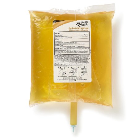 Medline Antibacterial Soap HealthGuard Liquid 1,000 mL Dispenser Refill Bag Scented - Case of 12 - MSC098203A-CS