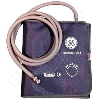 GE Healthcare Reusable Blood Pressure Cuff GE 36 to 46 cm Arm Nylon Cuff Large Adult Cuff - Each - 2001589-214-EA
