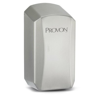 GOJO Behavioral Health Hand Hygiene Dispenser PROVON® LTX™ Gray 304 Stainless Steel Automatic 1200 mL Wall Mount - Case of 1 - 1927-01-CS
