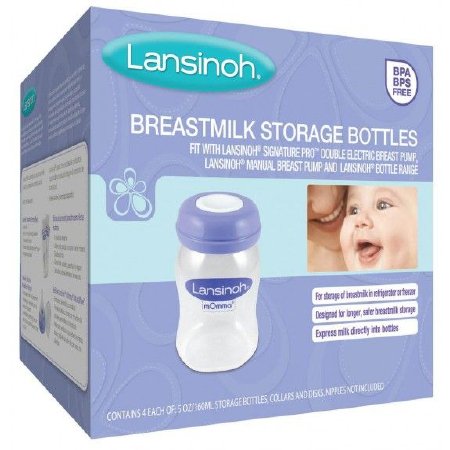 Emerson Healthcare Breast Milk Storage Bottle Lansinoh® 5 oz. - Case of 12 - 20415-CS