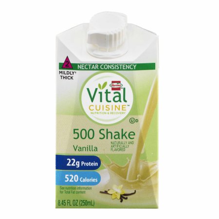 Hormel Food Sales Oral Supplement Hormel Vital Cuisine® 500 Shakes Vanilla Flavor Liquid 8.45 oz. Carton - Each - 72504-EA