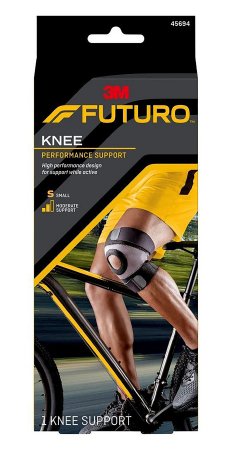 3M Knee Brace 3M™ Futuro™ Sport Moisture Control Small Pull-On / Hook and Loop Strap Closure 13 to 15 Inch Knee Circumference Left or Right Knee - Case of 12 - 45694ENR-CS