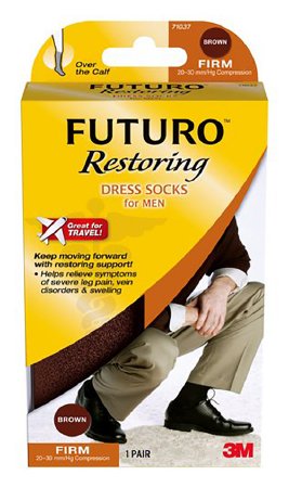 3M Compression Socks 3M™ Futuro™ Knee High X-Large Black Closed Toe - Pair - 71037EN-PR