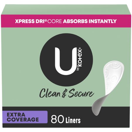 Kimberly Clark Panty Liner U by Kotex®Lightdays® Regular Absorbency - Pack of 80 - 48374-PK