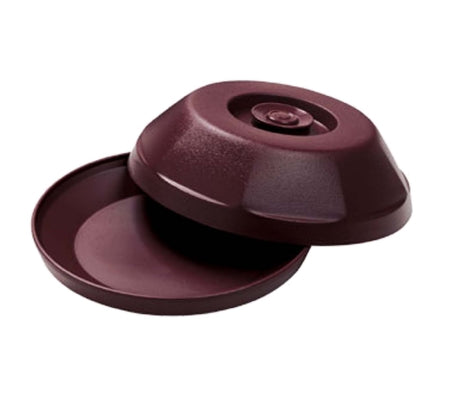 Culinary Depot Inc Insulated Dome Dinex® Cranberry Red Reusable Plastic Fits 9 Inch Base - Case of 12 - DX440061-CS