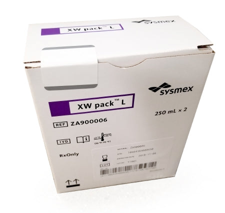 Sysmex America Reagent XW Pack L Hematology Lyse For Sysmex XW-100™ Automated Hematology Analyzer 2 X 250 mL - Box of 1 - ZA900006-BX