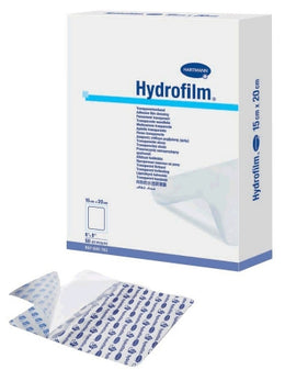 Hartmann Transparent Film Dressing Hydrofilm® 6 X 8 Inch 4 Tab Delivery Rectangle Sterile - Box of 50 - 685762-BX