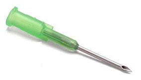 MedSafety Solutions LLC Vented Needle TwoFer™ 16 Gauge 3/4 Inch Huber Tip - Case of 100 - 17191019003-CS