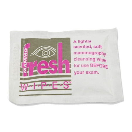Precision Dynamics Mammography Wipe Freshwipes™ Individual Packet Water / Alcohol / Potassium Sorbate Scented 50 Count - Box of 50 - MAMWIPE-BX