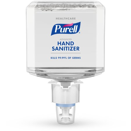 GOJO Hand Sanitizer Purell® Healthcare Advanced 1,200 mL Ethyl Alcohol Foaming Dispenser Refill Bottle - Case of 2 - 6453-02-CS