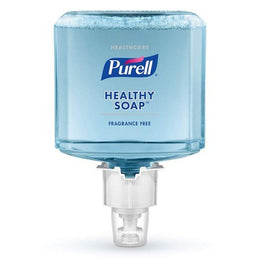 GOJO Soap Purell® Healthy Soap® Gentle & Free Foaming 1,200 mL Dispenser Refill Bottle Unscented - Case of 2 - 6472-02-CS