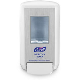 GOJO Soap Dispenser Purell® CS4 White ABS Plastic Manual Push 1250 mL Wall Mount - Case of 1 - 5130-01-CS
