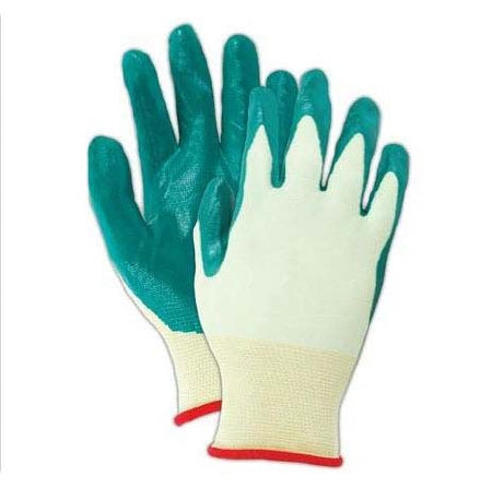 Fisher Scientific Utility Glove Showa™ Nitri-Flex™ Lite Size 9 Nitrile / Nylon Green 9 Inch Knit Cuff NonSterile - DZ/1 - 19050283C-DZ