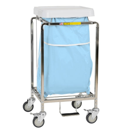 R & B Wire Products Hamper with Bag 4 Casters - Each - 682B-EA