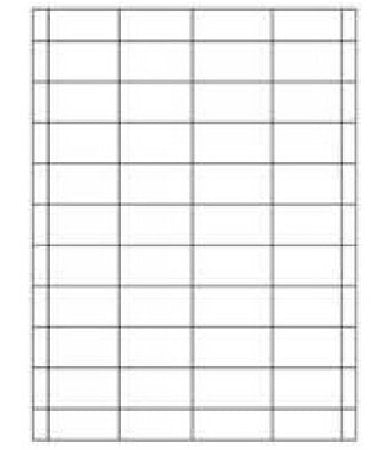 Precision Dynamics Blank Label pdc® Printer Label White Polyester 1 X 2 Inch - Pack of 1 - TLWHP06-PK