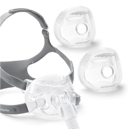 Respironics CPAP Mask Kit CPAP Starter Kit Amara™ View Full Face Style Small / Medium / Large Cushions Adult - Each - 1090670-EA