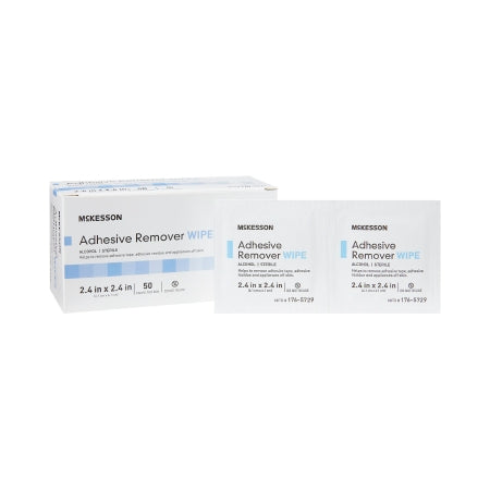 McKesson Adhesive Remover McKesson Wipe 50 per Box - Box of 50 - 176-5729-BX