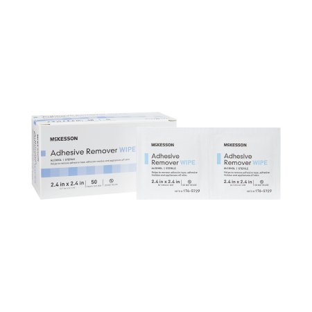 McKesson Adhesive Remover McKesson Wipe 50 per Box - Case of 2500 - 176-5729-CS
