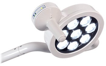 Symmetry Surgical Exam and Diagnostic Light MI 550 LED Dual Ceiling LED 130 Watt White - Each - XLDE-DC-EA