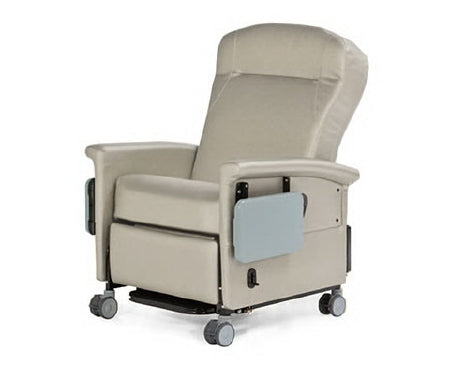 Champion Manufacturing Bariatric Transport Power Recliner Ascent II XL 68P Series Gray Vinyl 4 Inch Casters - Each - 68PT56-TS7C-EA