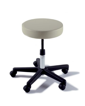 Midmark Adjustable Stool Ritter® 270 Value Series Backless Screw Adjust, Manual Seat Height Adjustment 5 Casters Curative Copper - Each - 270-001-846-EA