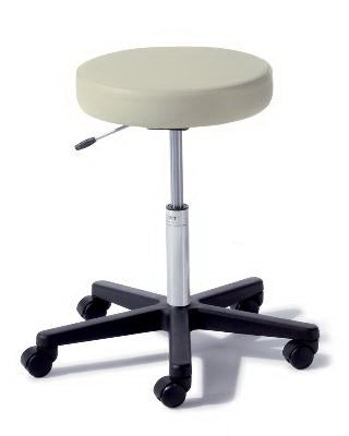 Midmark Air Lift Stool Ritter® 272 Value Series Backless Air Lift, Pneumatic Height Adjustment, Single Lever 5 Casters Latte - Each - 272-001-860-EA