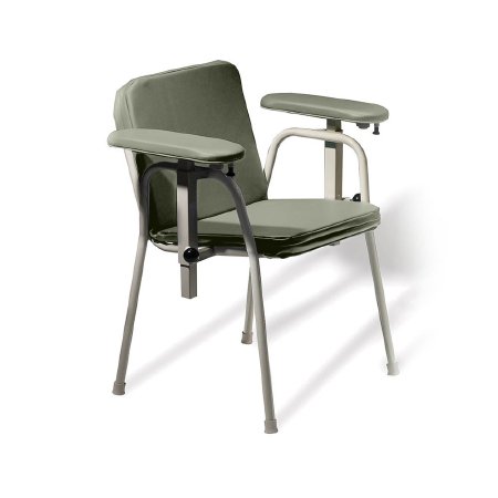 Midmark Blood Drawing Chair Ritter® 281 Double Fixed Armrest Mineral - Each - 281-011-844-EA