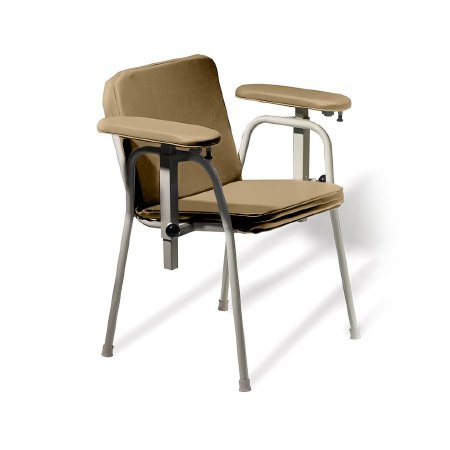 Midmark Blood Drawing Chair Ritter® 281 Double Fixed Armrest Sandy Retreat - Each - 281-011-850-EA
