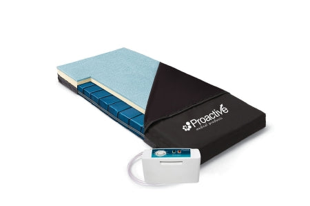 Proactive Medical Products LLC Bed Mattress Protekt® Supreme Support Alternating Pressure / Low Air Loss 35 W X 80 D X 7 H Inch - Each - 94001P-EA