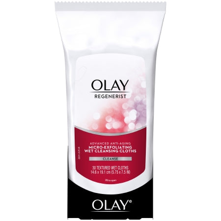 Procter & Gamble Facial Cleanser Olay® Regenerist® Wipe 30 per Pack Soft Pack Scented - Pack of 1 - 07560960404-PK